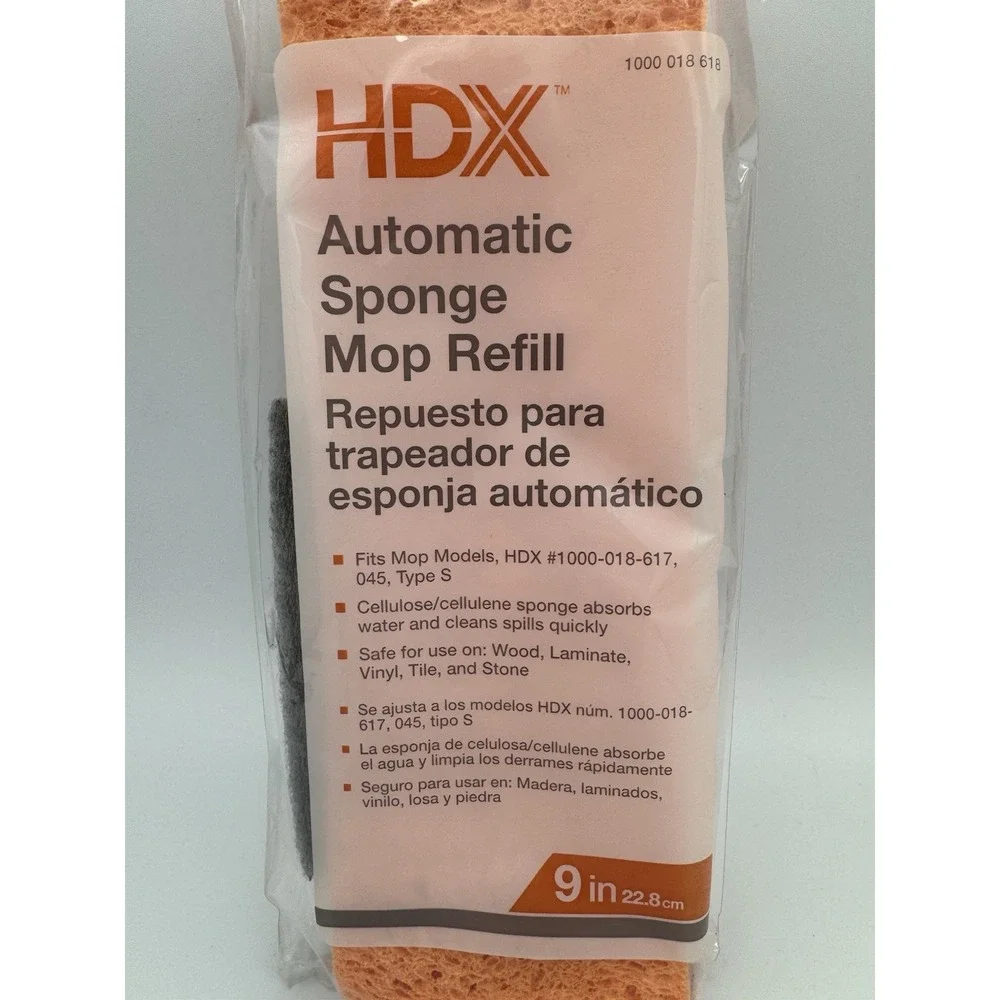 HDX Automatic Sponge Mop Head Refill - 9